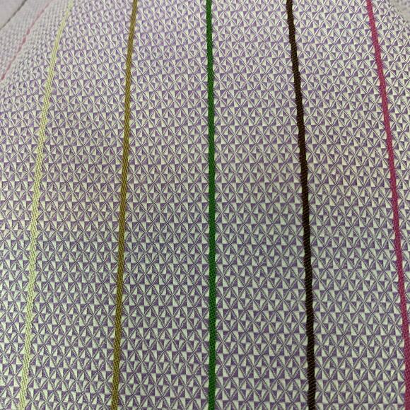 Ted Baker London Mens Button Down Size 6 Purple Colorful Striped Cotton Lavender - Picture 4 of 15